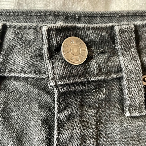 BDG High Waisted Black Denim Shorts - Picture 12 of 13